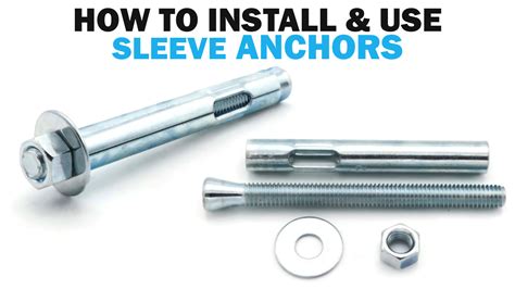 how to use sleeve anchors in brick